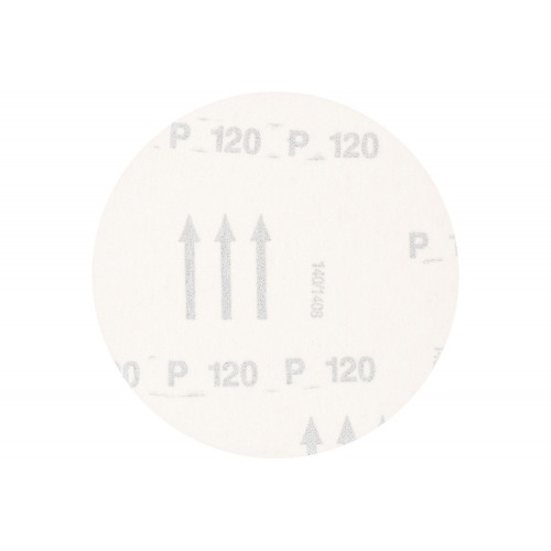 Disco de lija sistema velcro universal de corindón KSS Ø 125 A120 sin orificios de extracción para lijadora orbital