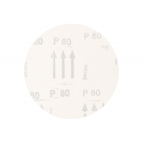Disco de lija sistema velcro universal de corindón KSS Ø 125 A80 sin orificios de extracción para lijadora orbital