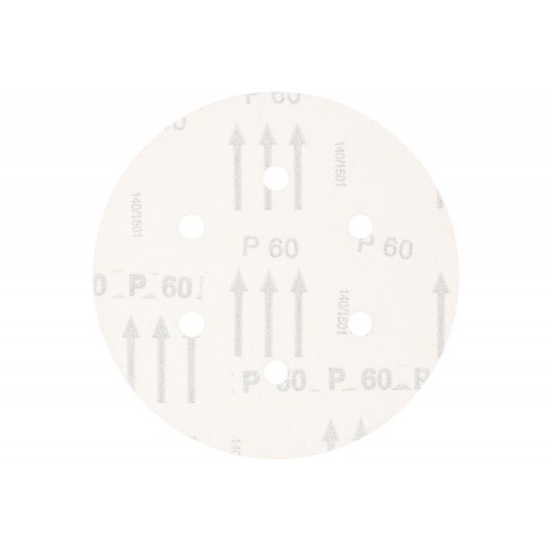 Disco de lija sistema velcro universal de corindón KSS Ø 150 A60 6 orificios de extracción para lijadora orbital