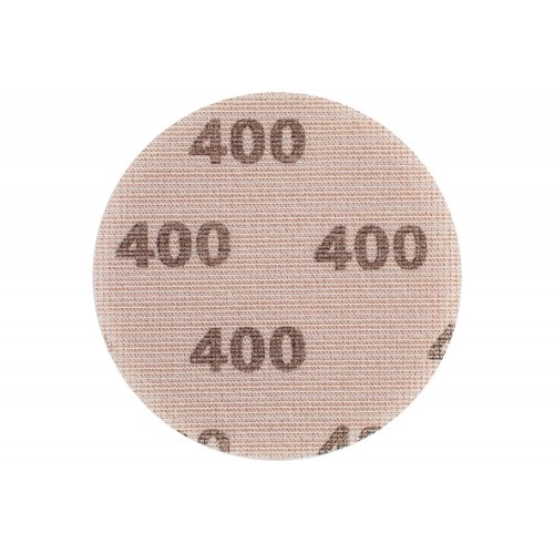 Disco de lija de red de corindón sistema velcro KSS NET Ø 125 A400 desbaste con bajo nivel de polvo con lijadora orbital