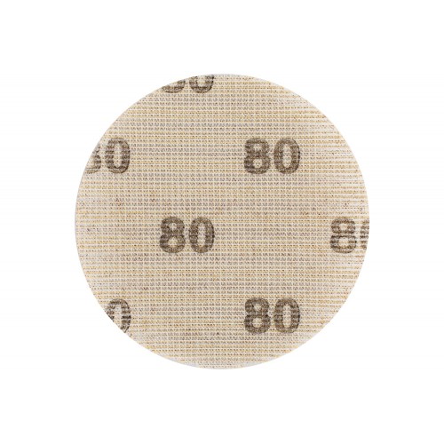 Disco de lija de red de corindón sistema velcro KSS NET Ø 125 A80 desbaste con bajo nivel de polvo con lijadora orbital