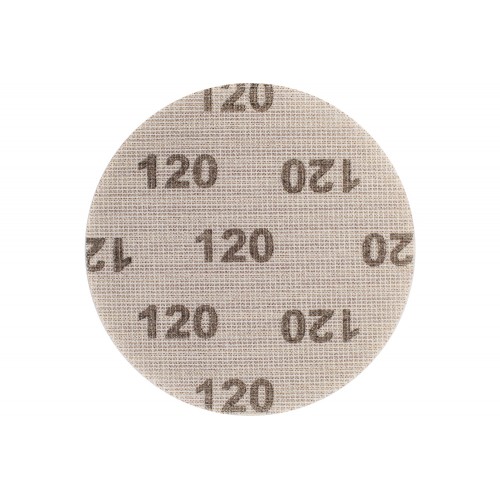 Disco de lija de red de corindón sistema velcro KSS NET Ø 150 A120 desbaste con bajo nivel de polvo con lijadora orbital