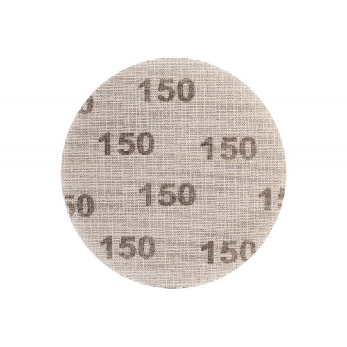 Disco de lija de red de corindón sistema velcro KSS NET Ø 150 A150 desbaste con bajo nivel de polvo con lijadora orbital