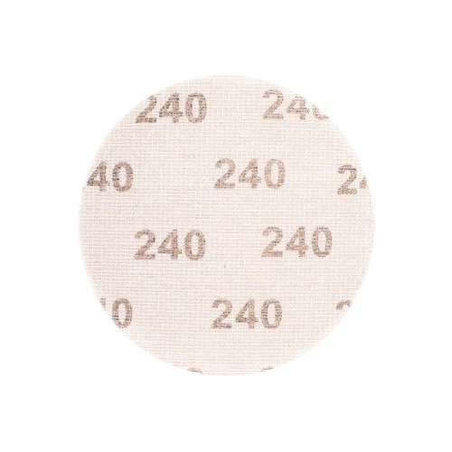 Disco de lija de red de corindón sistema velcro KSS NET Ø 150 A240 desbaste con bajo nivel de polvo con lijadora orbital