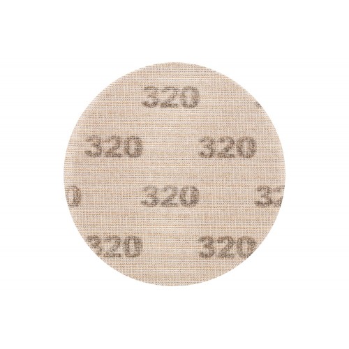 Disco de lija de red de corindón sistema velcro KSS NET Ø 150 A320 desbaste con bajo nivel de polvo con lijadora orbital