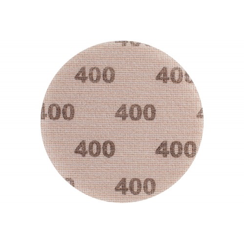 Disco de lija de red de corindón sistema velcro KSS NET Ø 150 A400 desbaste con bajo nivel de polvo con lijadora orbital