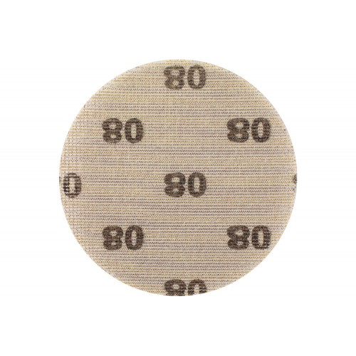 Disco de lija de red de corindón sistema velcro KSS NET Ø 150 A80 desbaste con bajo nivel de polvo con lijadora orbital