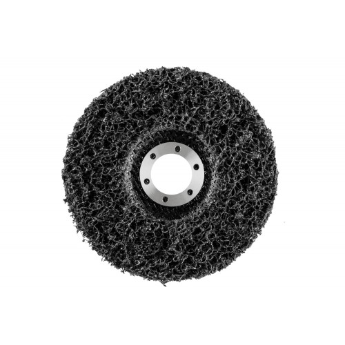 Vellón para limpieza POLICLEAN PCLD Ø 115x13 mm, agujero Ø 22,3 mm para trabajos de limpieza en basto