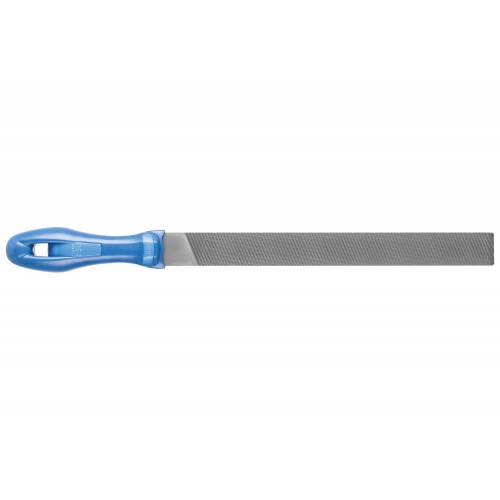 Lima de instalador con mango, plana paralela 250 mm, dentado radial 1/inclinado 2, universal