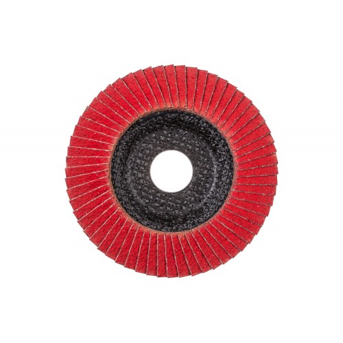 Disco de láminas lijadoras POLIFAN PFC 115x22,23 mm cónico CO-FREEZE 36 SG INOX acero inoxidable