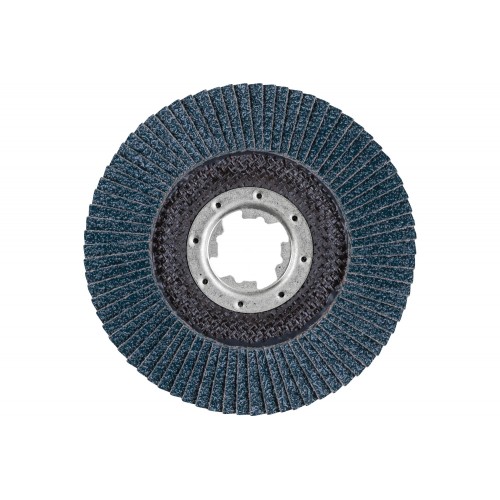 Disco de láminas lijadoras POLIFAN PFC 115 mm X-LOCK cónico Z40 línea universal PSF STEELOX acero/acero inoxidable