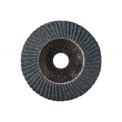 Disco de láminas lijadoras POLIFAN POWER PFC 115x22,23 mm cónico Z40, línea rendimiento SG DURABLE STEEL para acero