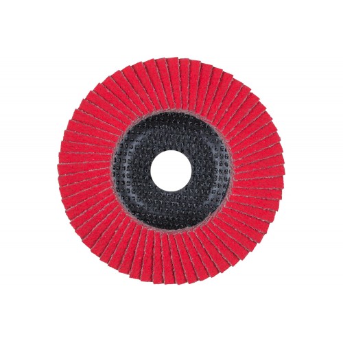Disco de láminas lijadoras POLIFAN PFC 125x22,23 mm cónico CO-COOL 60 SG STEELOX acero/acero inoxidable