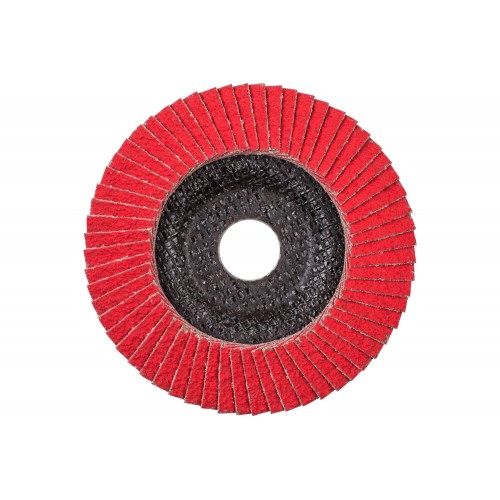 Disco de láminas lijadoras POLIFAN PFC 125x22,23 mm cónico CO-FREEZE 80 SG INOX acero inoxidable