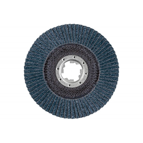 Disco de láminas lijadoras POLIFAN PFC 125 mm X-LOCK cónico Z40 línea universal PSF STEELOX acero/acero inoxidable