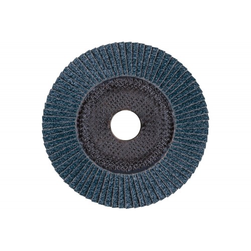 Disco de láminas lijadoras POLIFAN PFC 125x22,23 mm cónico Z60 línea universal PSF STEELOX acero/acero inoxidable (10)