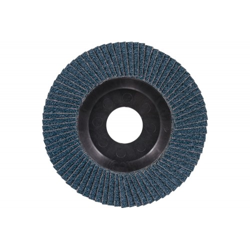 Disco de láminas lijadoras POLIFAN POWER PFC 125x22,23 mm cónico Z60, línea rendimiento SG TRIM STEELOX acero/acero inoxidable