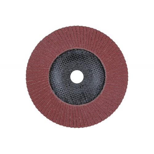 Disco de láminas lijadoras POLIFAN PFC 180x22,23 mm cónico A120 SG STEELOX acero/acero inoxidable