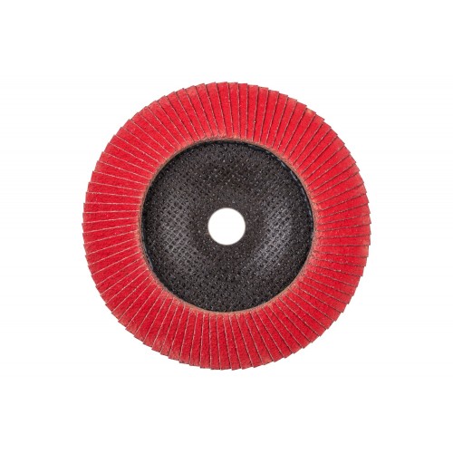 Disco de láminas lijadoras POLIFAN PFC 180x22,23 mm cónico CO-FREEZE 36 SG INOX acero inoxidable
