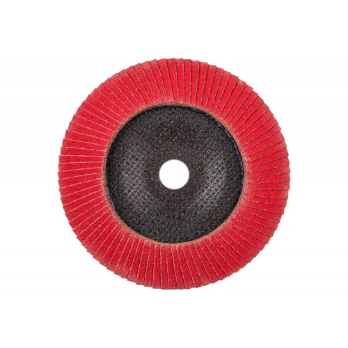Disco de láminas lijadoras POLIFAN PFC 180x22,23 mm cónico CO-FREEZE 50 SG INOX acero inoxidable
