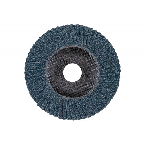 Disco de láminas lijadoras POLIFAN POWER PFF 115x22,23 mm plano Z60, línea de rendimiento SG POWER STEELOX acero/acero inoxidable