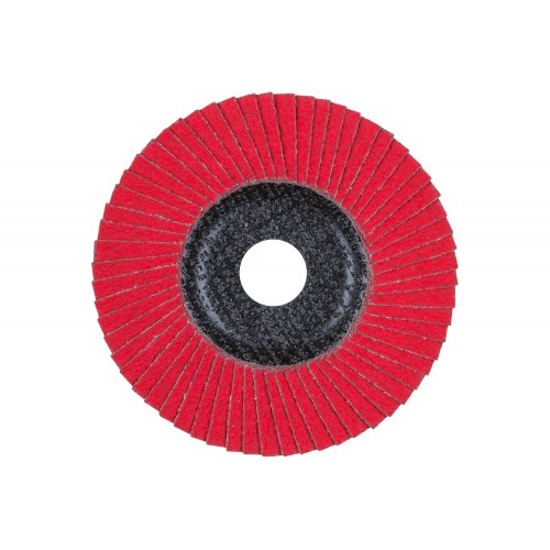 Disco de láminas lijadoras POLIFAN PFF 125x22,23 mm plano CO-COOL 60 SG STEELOX acero/acero inoxidable