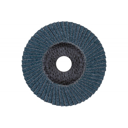 Disco de láminas lijadoras POLIFAN POWER PFF 125x22,23 mm plano Z60, línea de rendimiento SG POWER STEELOX acero/acero inoxidable