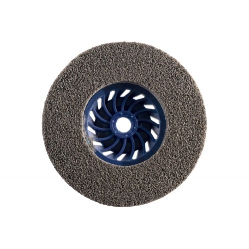 Disco de vellón prensado POLINOX PNER Ø 125 mm rosca M14 duro A semiduro para acabado