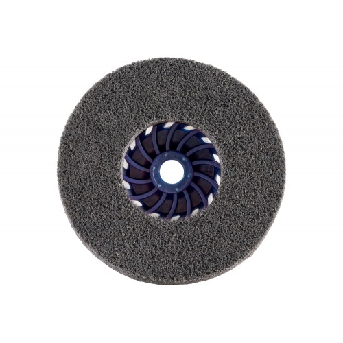 Disco de vellón prensado POLINOX DISC PNER Ø 115 mm rosca M14 blando SIC fino para acabado