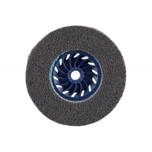 Disco de vellón prensado POLINOX DISC PNER Ø 125 mm rosca M14 blando SIC fino para acabado