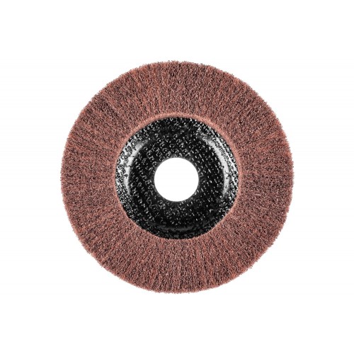 Disco abrasivo de vellón POLINOX PNL Ø 115 mm agujero Ø 22,23 mm A280 para lijado fino y acabado