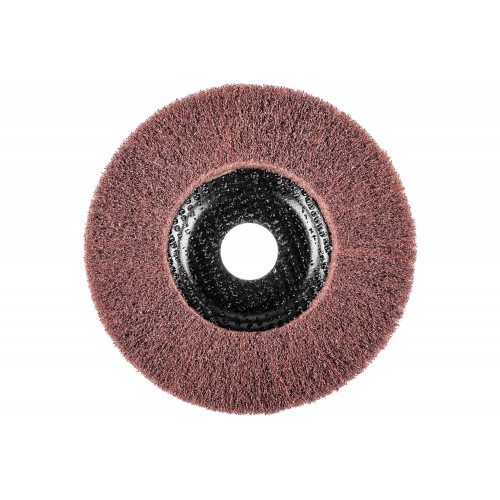 Disco abrasivo de vellón POLINOX PNL Ø 125 mm agujero Ø 22,23 mm A180 para lijado fino y acabado