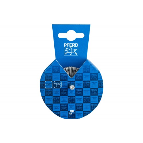 Carda redonda, sin trenzar RBU Ø 50x15 mm, mango Ø 6 mm, filamento de SiC Ø 0,90, grano 180 (10)