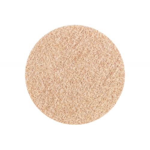 Rodaja con sistema velcro POLIVLIES PVKR corindón Ø 125 mm A100G para lijado fino y acabado con amoladora angular