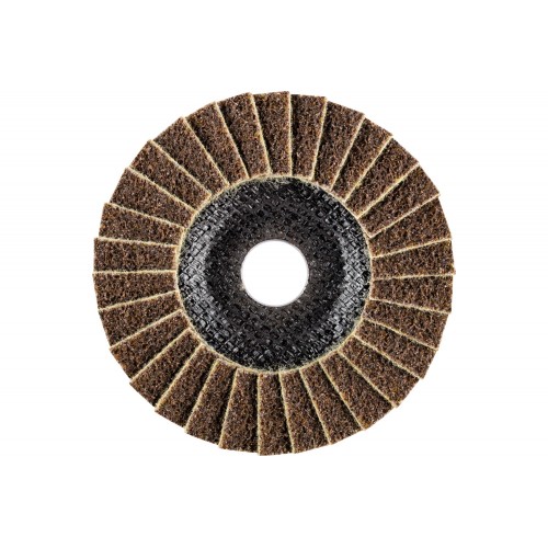 Disco de láminas POLIVLIES PVL corindón Ø 125 mm agujero 22,23 mm A100G para lijado fino