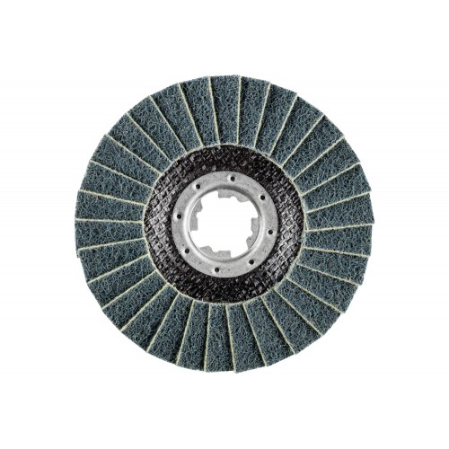 Disco de láminas POLIVLIES PVL corindón Ø 125 mm agujero 22,23 mm/X-LOCK A240F para lijado fino