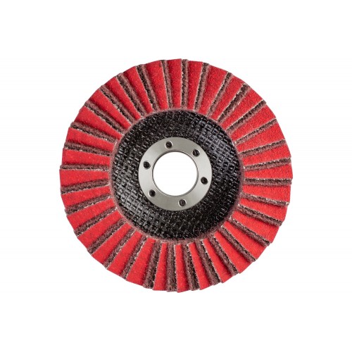 Disco de láminas POLIVLIES PVZ cerámica Ø 115 mm agujero 22,23 mm CO-COOL80/A180M para lijado fino