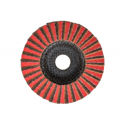 Disco de láminas POLIVLIES PVZ cerámica Ø 125 mm agujero 22,23 mm CO-COOL60/A100 G para lijado fino
