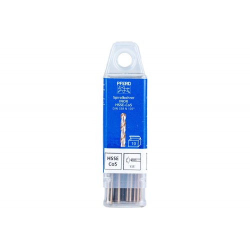 Broca espiral INOX Ø 4,2 mm HSS-E Co5 N DIN 338 135° para materiales duros y resistentes