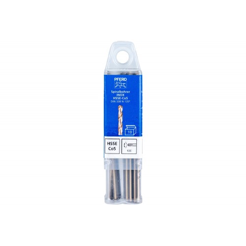 Broca espiral INOX Ø 5,3 mm HSS-E Co5 N DIN 338 135° para materiales duros y resistentes