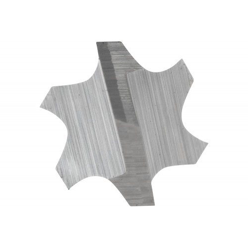 Fresa de metal duro de alto rendimiento PLAST BS forma cilíndrica ZYA Ø 06x25 mm, mango Ø 6 mm, para plásticos