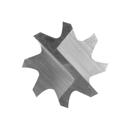 Fresa de metal duro de alto rendimiento PLAST BS forma cilíndrica ZYA Ø 08x25 mm, mango Ø 8 mm, para plásticos