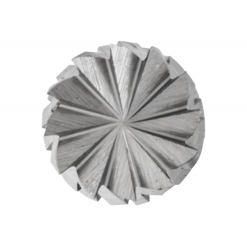 Fresa de metal duro forma cilíndrica ZYAS dentado frontal Ø 03x13 mm, mango Ø 3 mm, Z4 semifino universal