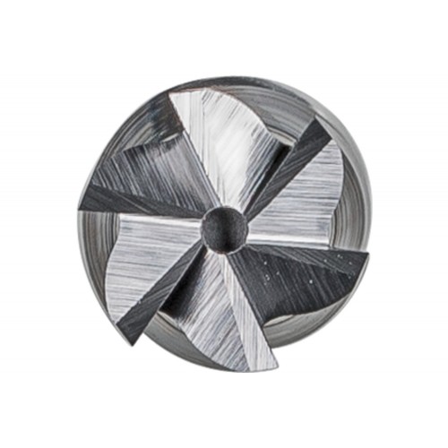 Fresa de metal duro de alto rendimiento ALU cilíndrica ZYAS frontal Ø 06x13 mm, mango Ø 3 mm, aluminio/metal no férrico