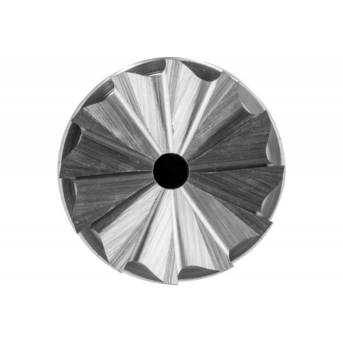 Fresa de metal duro de alto rendimiento INOX forma cilíndrica ZYAS dentado frontal Ø 06x13 mm, mango Ø 3 mm, acero inoxidable