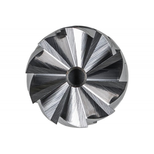 Fresa de metal duro de alto rendimiento CAST forma cilíndrica ZYAS dentado frontal Ø 10x20 mm, mango Ø 6 mm, para hierro fundido