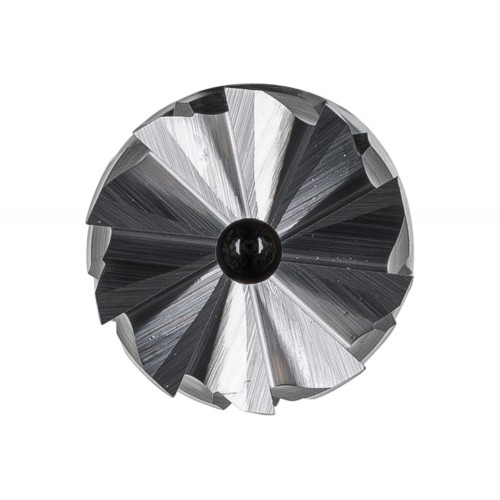 Fresa de metal duro de alto rendimiento STEEL forma cilíndrica ZYAS dentado frontal Ø 10x20 mm, mango 6x150 mm, acero