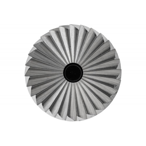 Fresa de metal duro cilíndrica ZYAS dentado frontal Ø 10x20 mm, mango Ø 6 mm, Z5 fino universal
