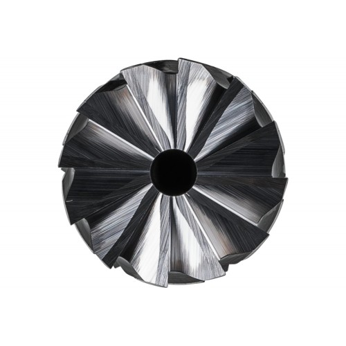 Fresa de metal duro de alto rendimiento ALLROUND forma cilíndrica ZYAS frontal Ø 12x25 mm, mango Ø 6 mm, HICOAT acero