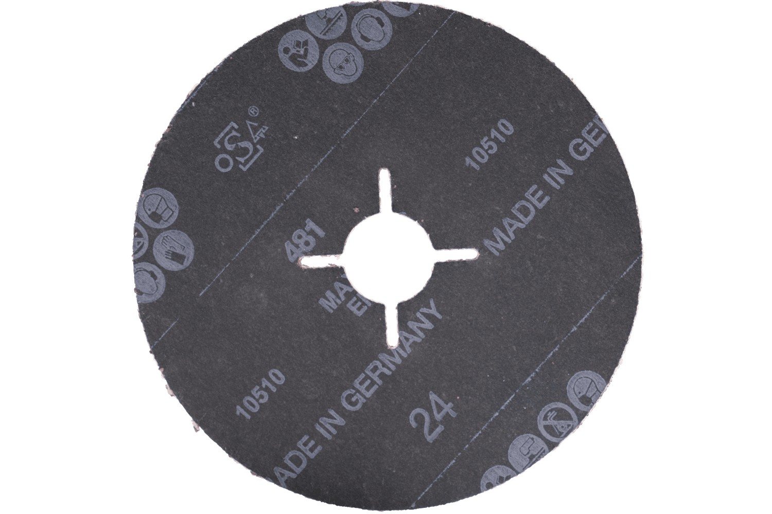 Disco de fibra, grano cerámico Ø 125 mm CO-COOL24, para un amolado frío en acero inoxidable 